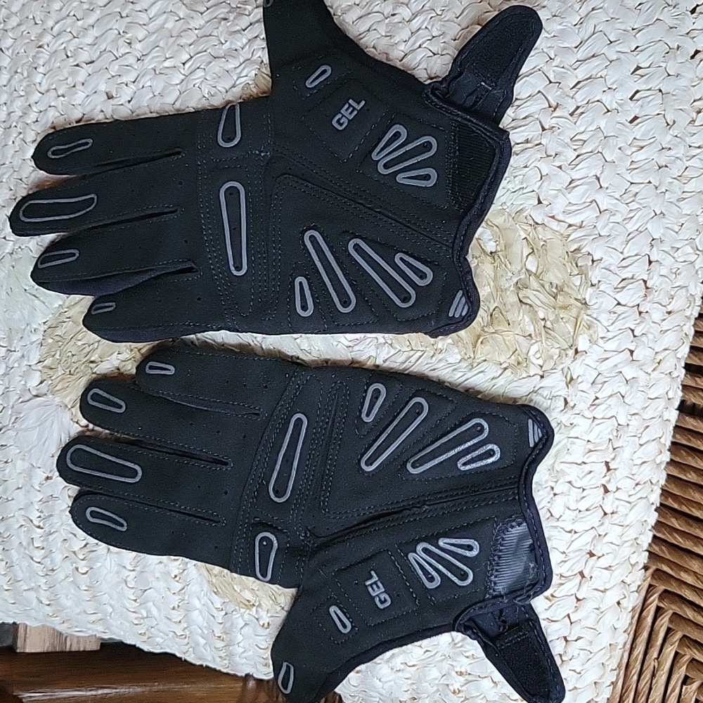 NWOT, Pearl Izumi full finger gel gloves, black, size L - Picture 7 of 12